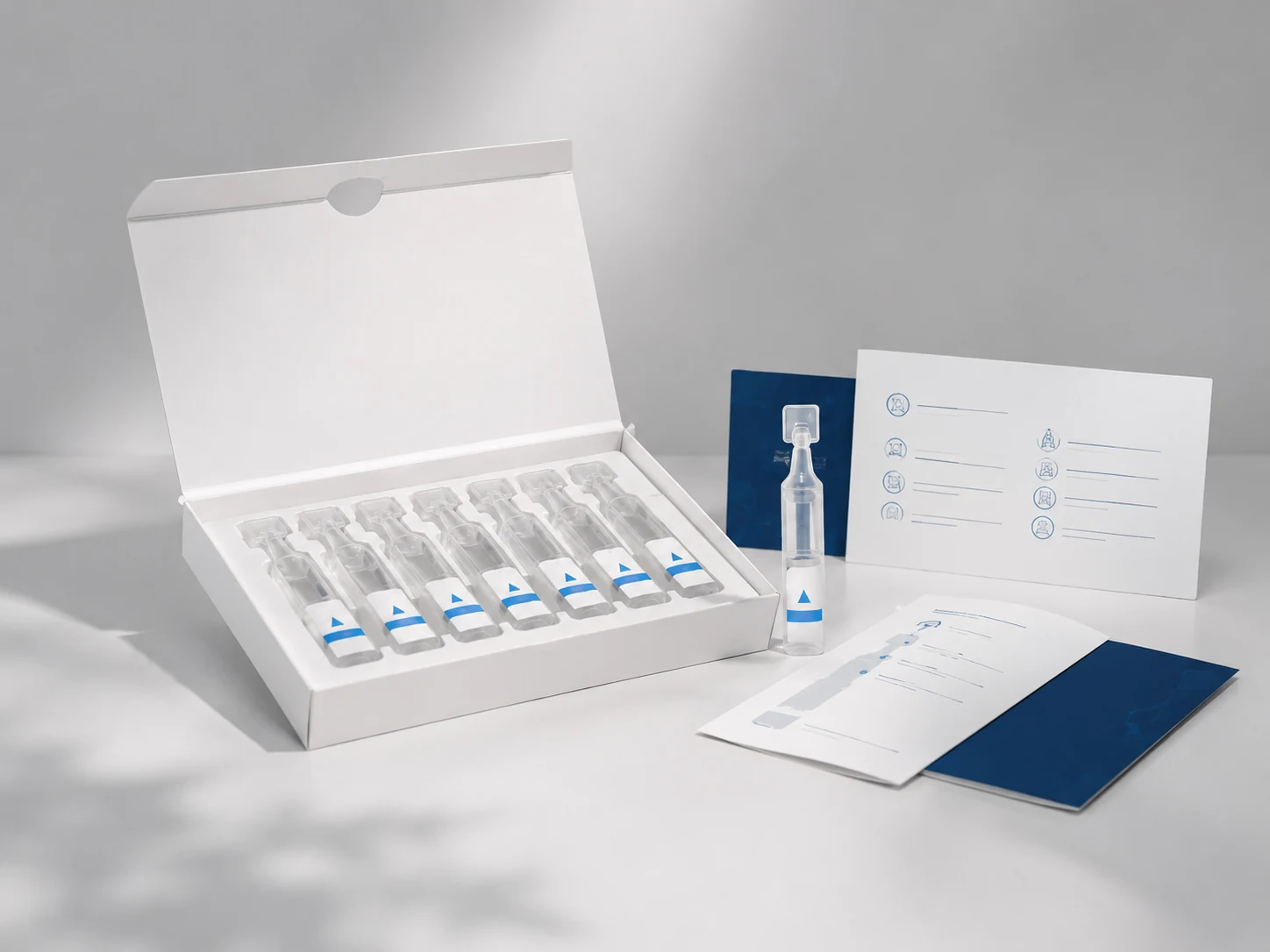 Travel, sample and trial-size single-dose units arranged for a smaller-fill program